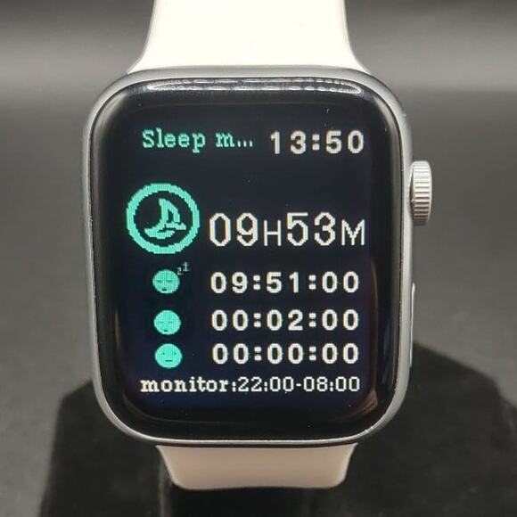 White Smartwatch Earbuds Set Fitness Sport Heart Rate Apple Android & iOS READ* - Picture 7 of 13